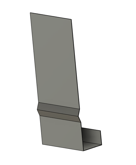 Eclisse extérieur habillage de bandeau 170 pointe de diamant laquage